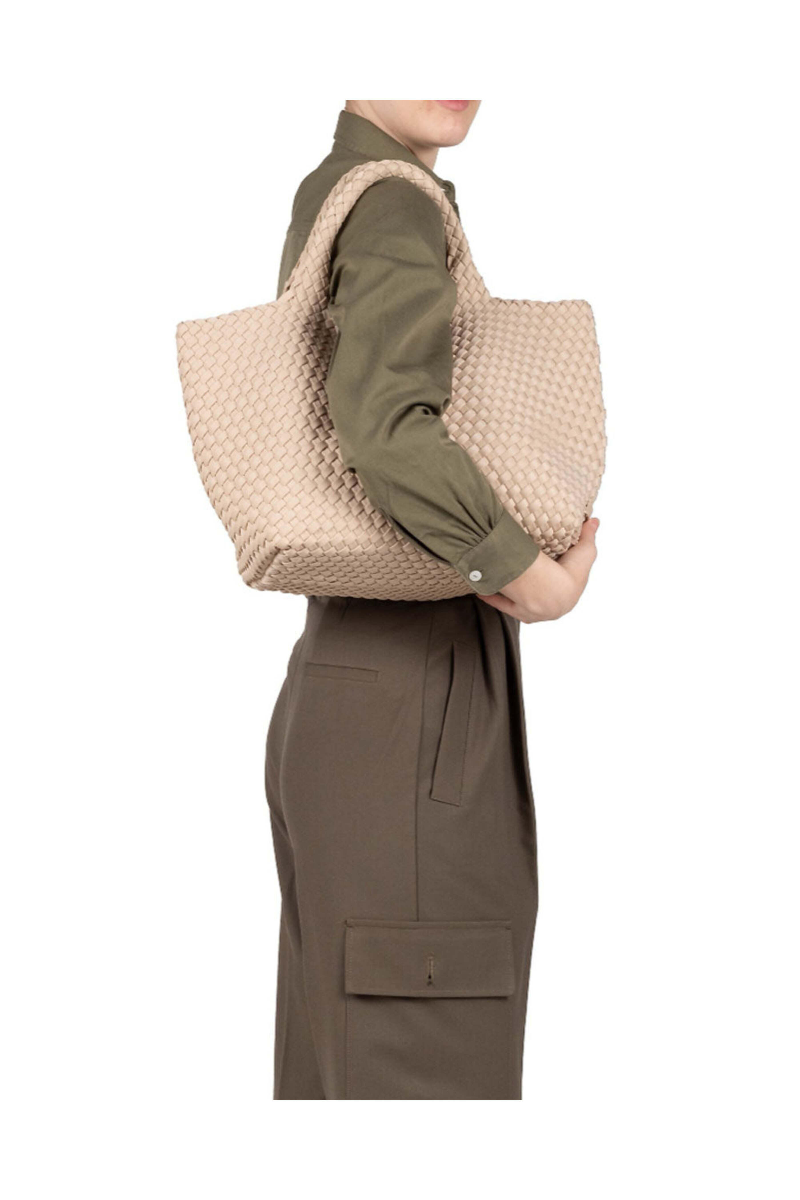 Naghedi - St. Barths Medium Tote in Ecru