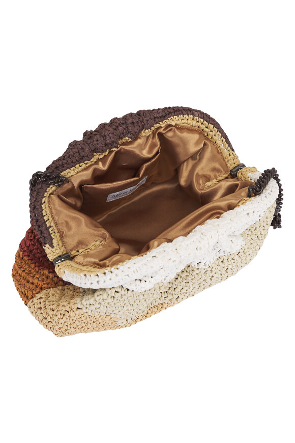 Maria La Rosa Layers Game Natural Crochet Shoulder Bag - view 5