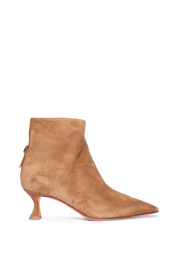 Santoni Giulie Brown Suede Boot, 40mm - view 2