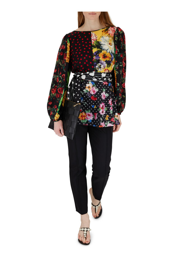 Lafayette 148 New York Gramercy Black Stretch Ankle Pant - view 2
