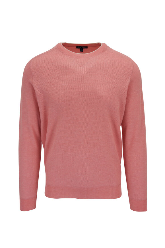 Peter Millar Peach Crewneck Sweater