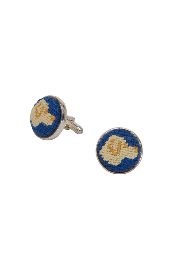 Smathers & Branson - Yellow Lab Needlepoint Cufflinks