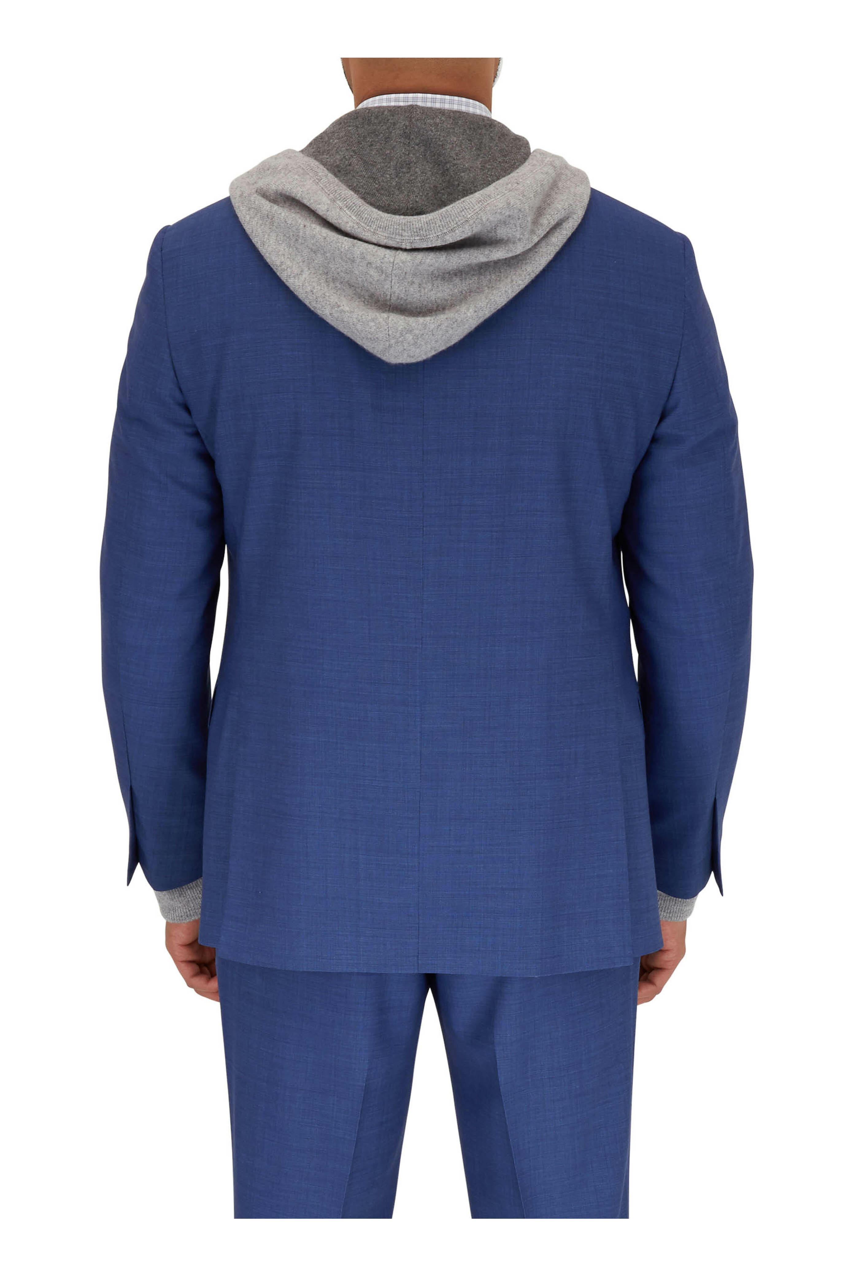 Samuelsohn - Bennet Royal Blue Tic Wool Suit