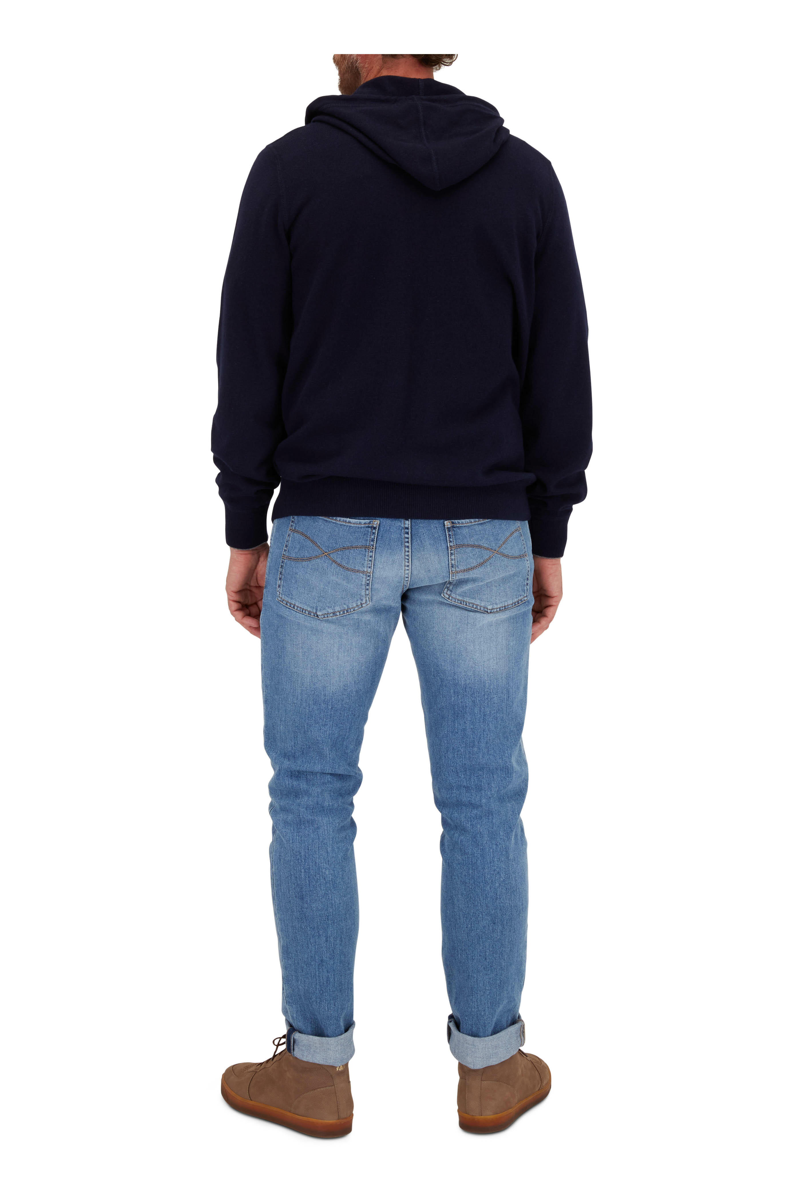 Brunello Cucinelli - Medium Wash Skinny Fit Jean