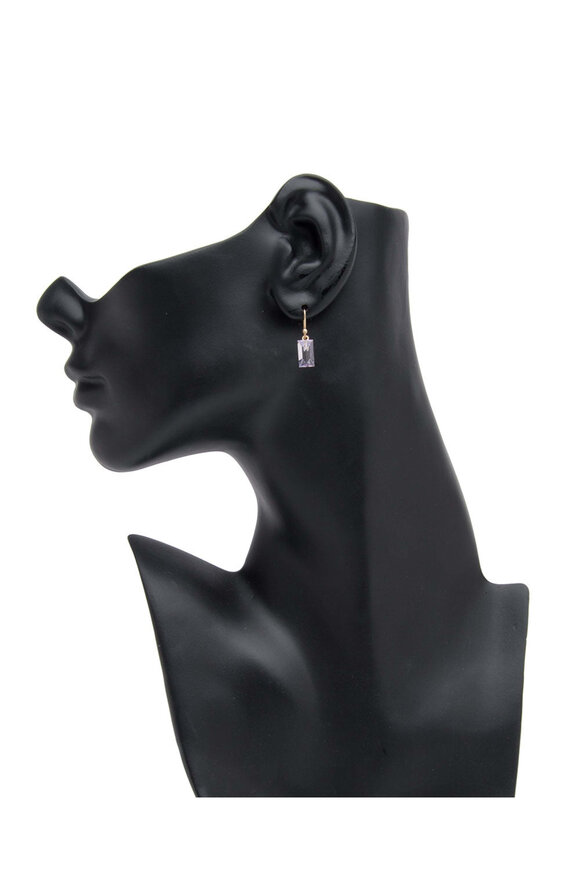 Ted Muehling Amethyst Gem Earrings - view 3