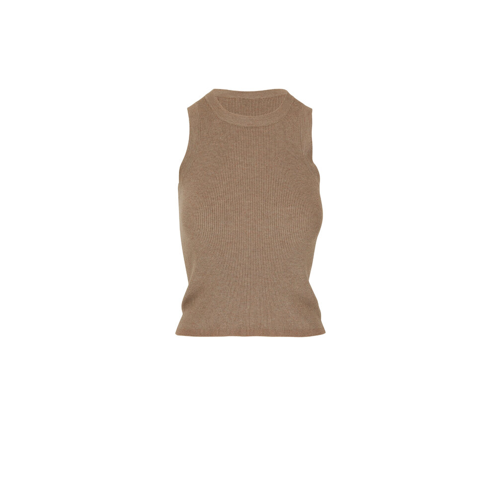 Brunello Cucinelli - Natural Cashmere Lurex Tank