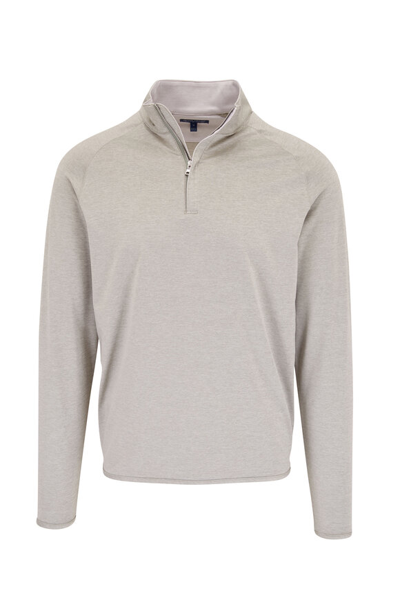 Peter Millar - Stealth Performance Safari Quarter Zip Pullover