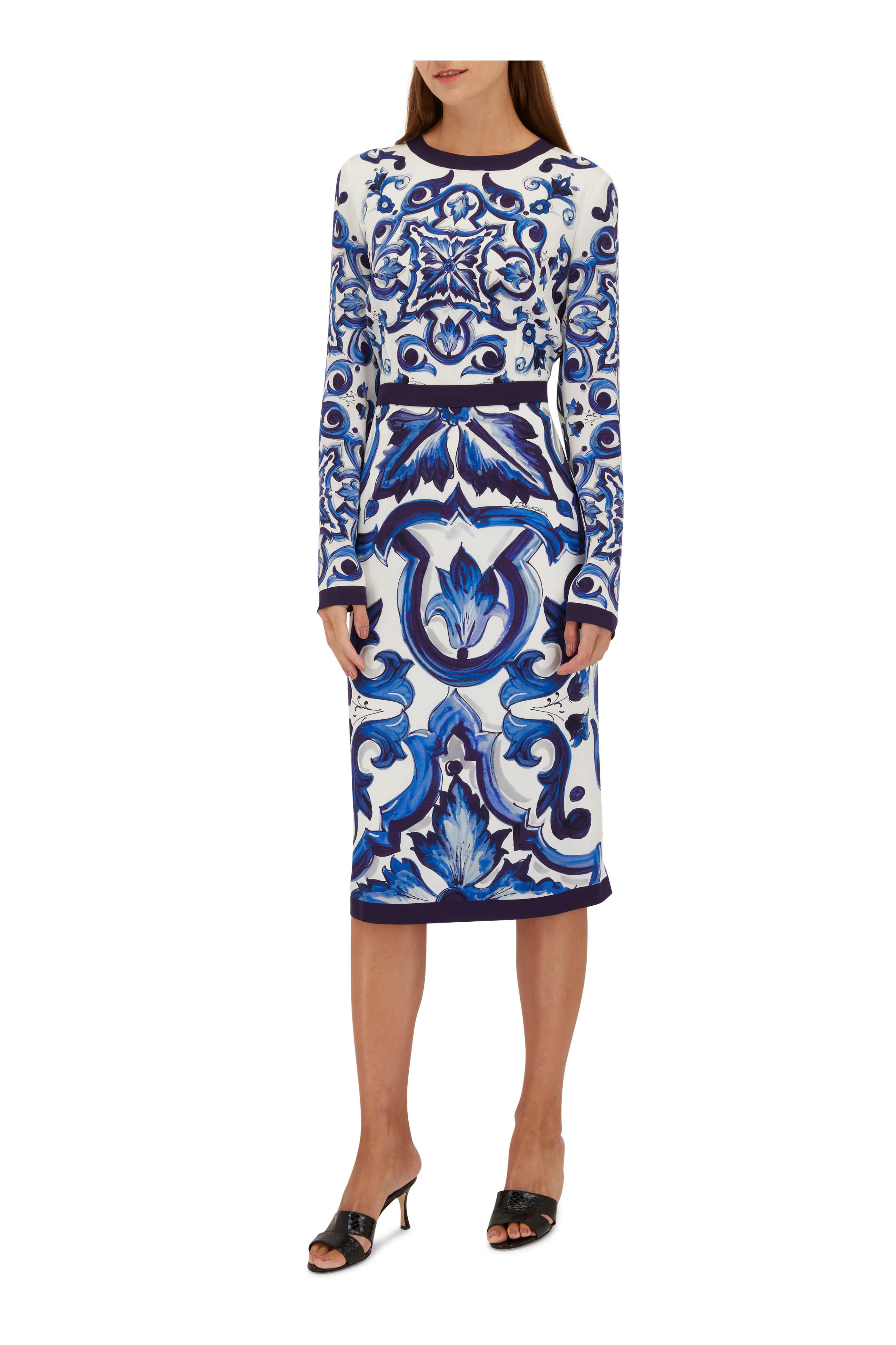 Manolo Blahnik - Iacopo Black Snakeskin Mule, 70mm