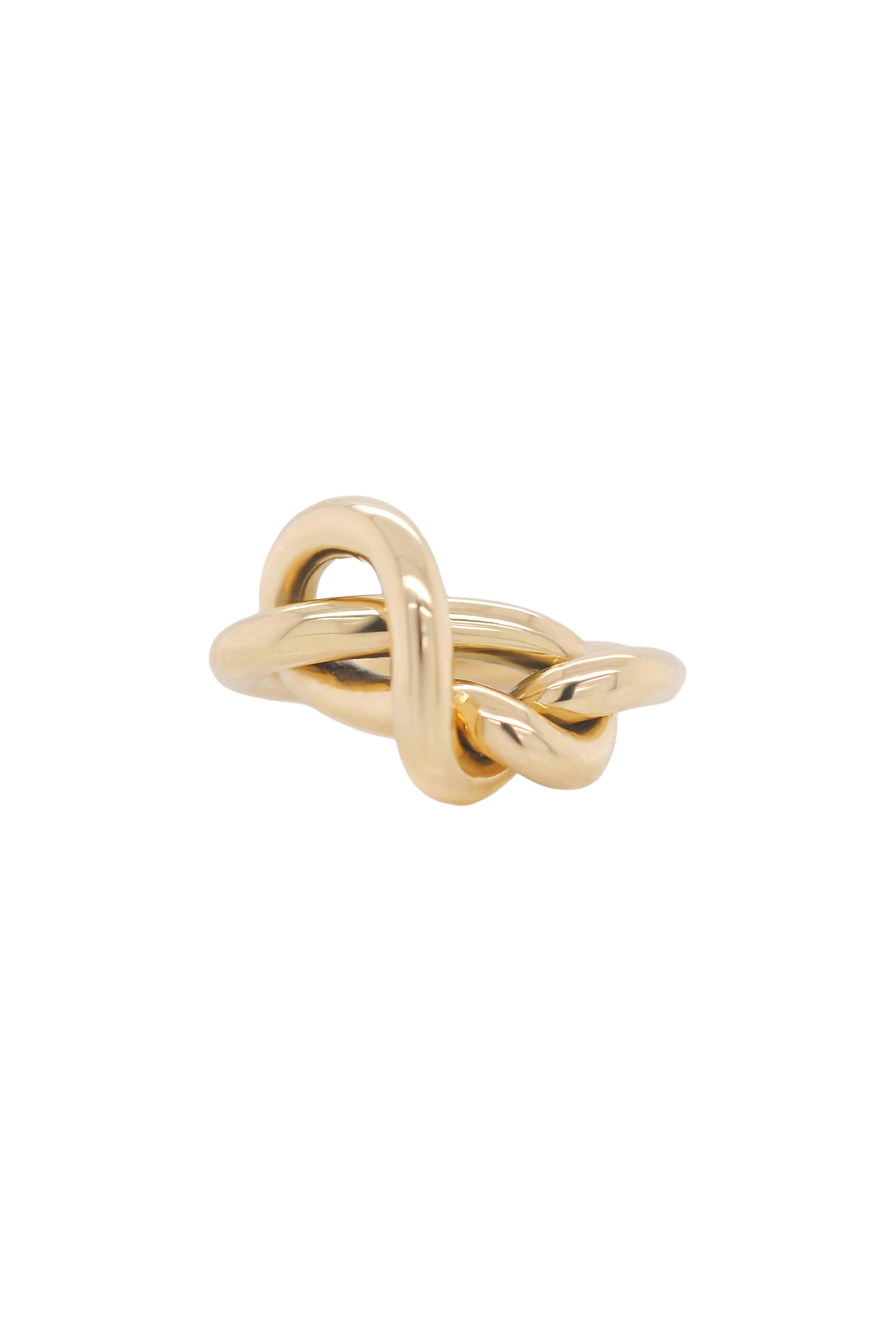 Kali Zoe - 18k Yellow Gold Extra Large Love Knot Ring - view 1