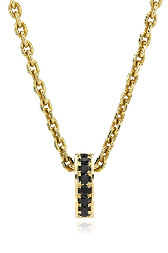 Dru Yellow Gold Diamond Fearless Love Bomb Pendant - view 2