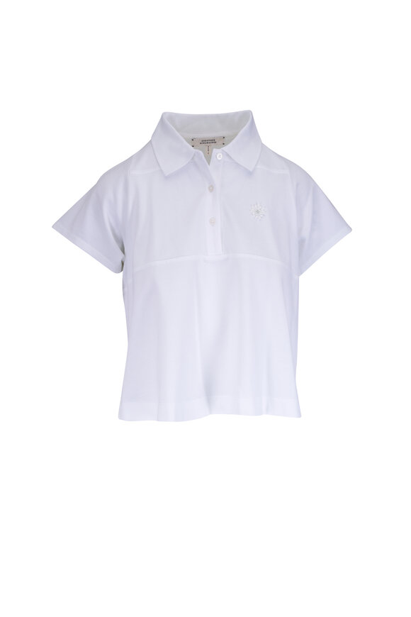 Dorothee Schumacher Sporty Romance Piqué White Polo