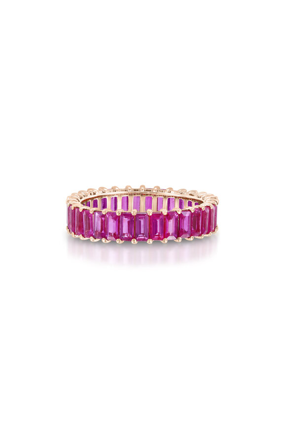 Nam Cho Basic Pink Sapphire Eternity Band