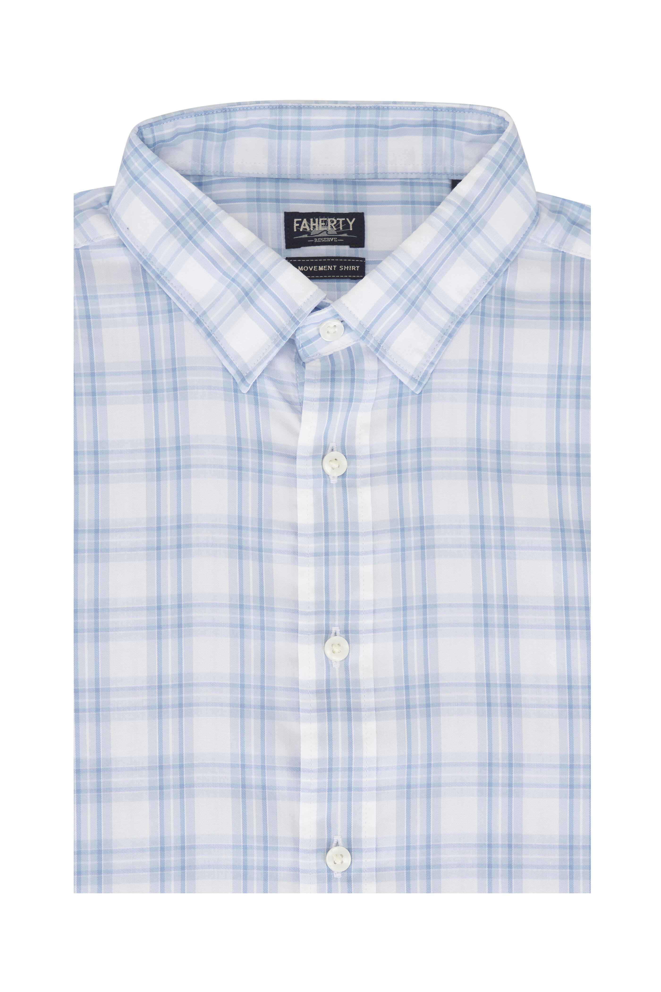 Faherty Brand - Movement™ Sea Horizon Plaid Sport Shirt