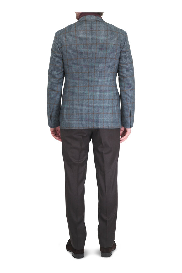 Atelier Munro Green Check Wool & Silk Sportcoat - view 3