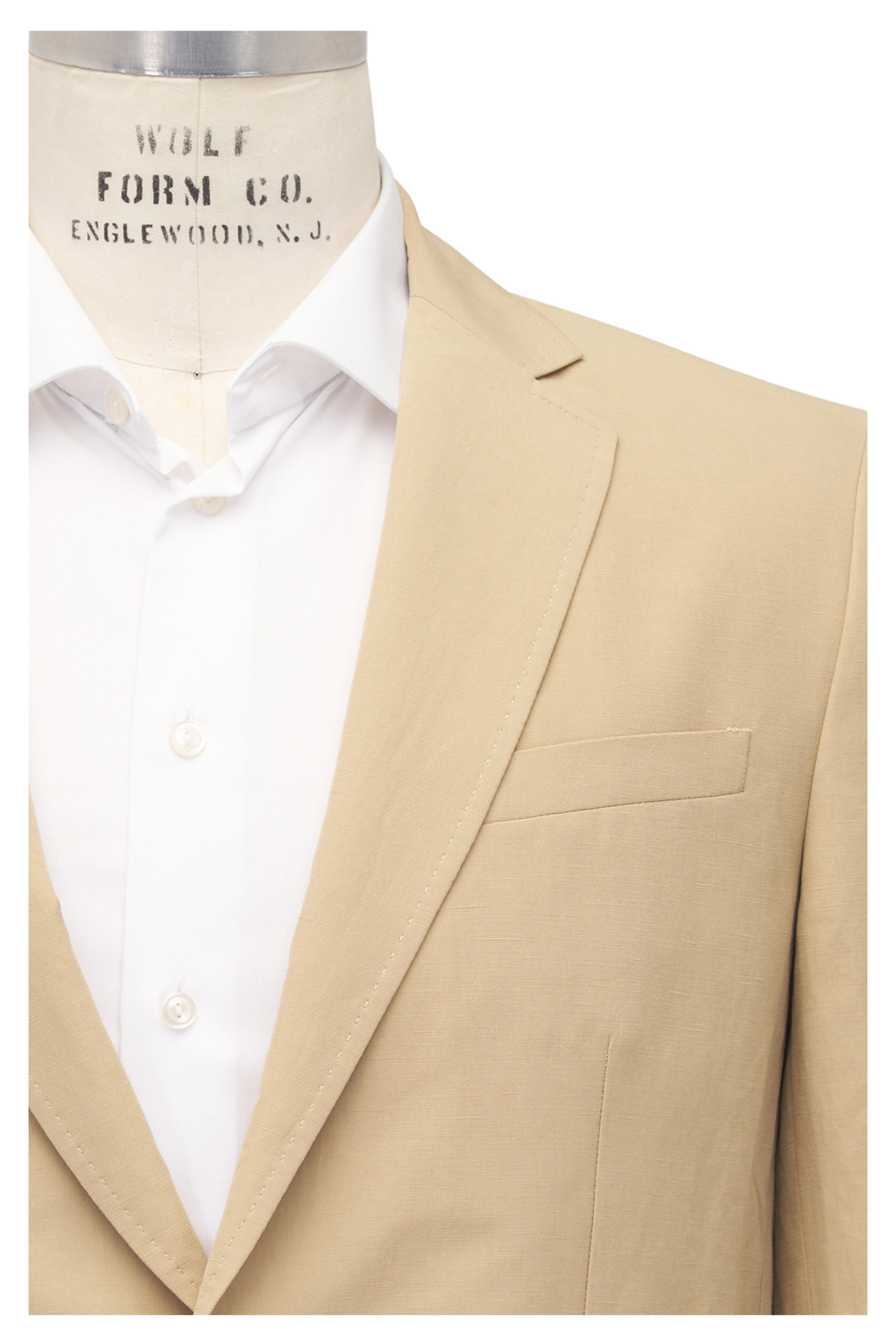 Orlebar Brown - Garret Biscuit Linen & Cotton Sportcoat