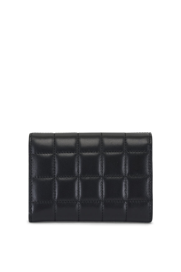 Saint Laurent - Black Quilted Leather Wallet