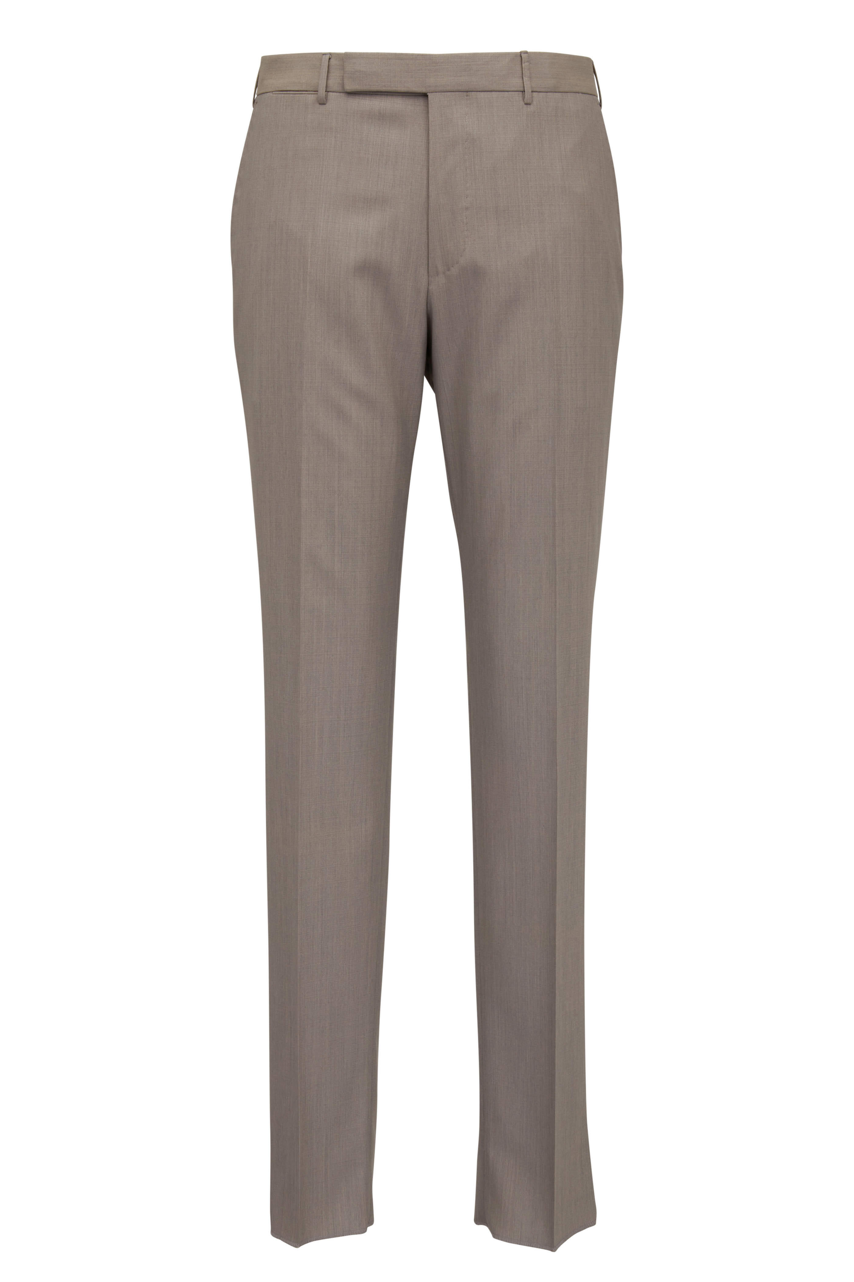 Zegna - Light Khaki High Performance All Seasons Pant