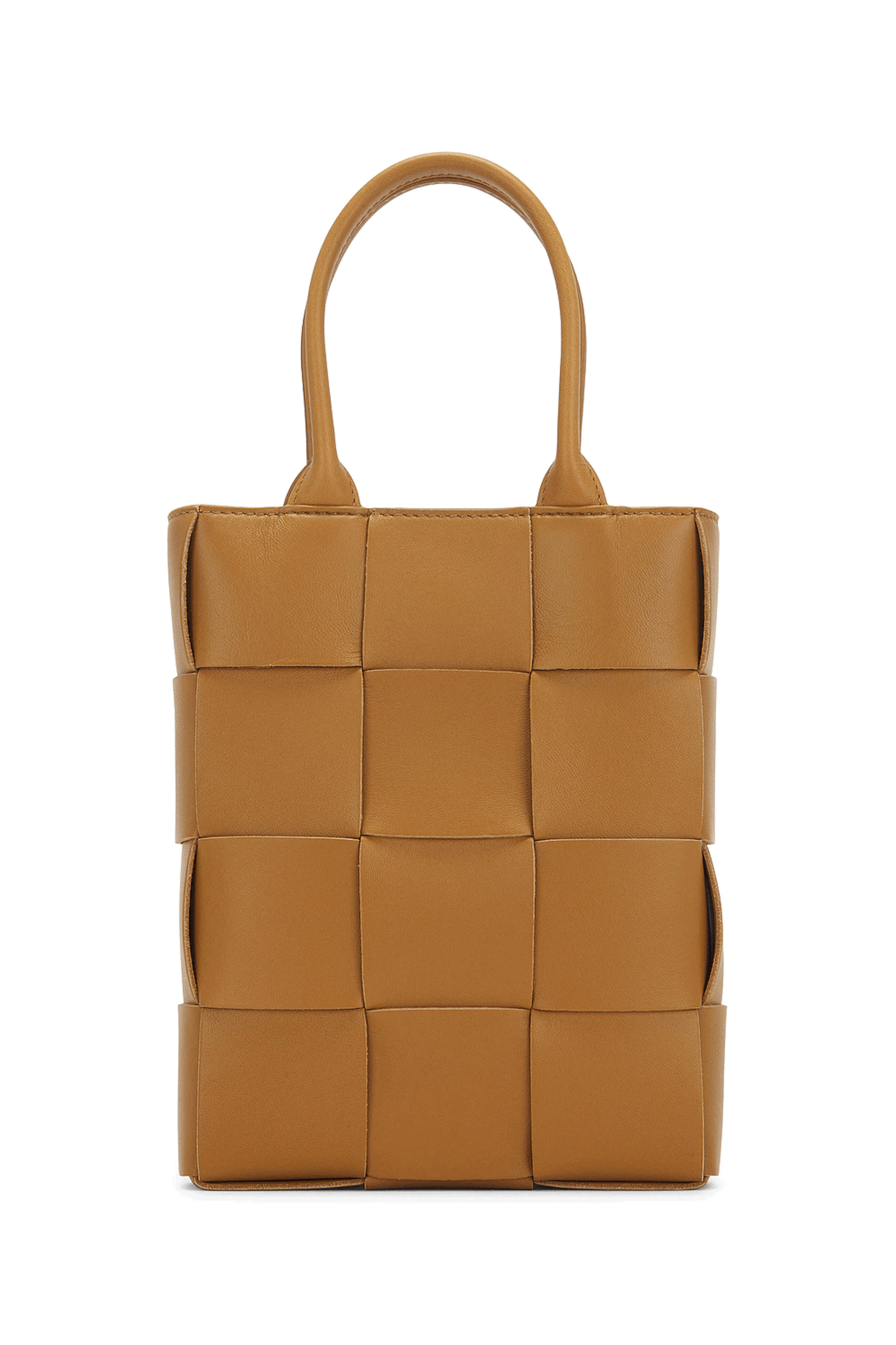 Bottega Veneta - Mini Cassette Tote in Camel