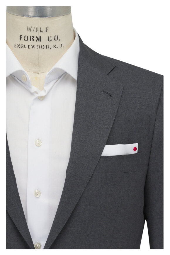 Kiton - Gray Wool Suit 