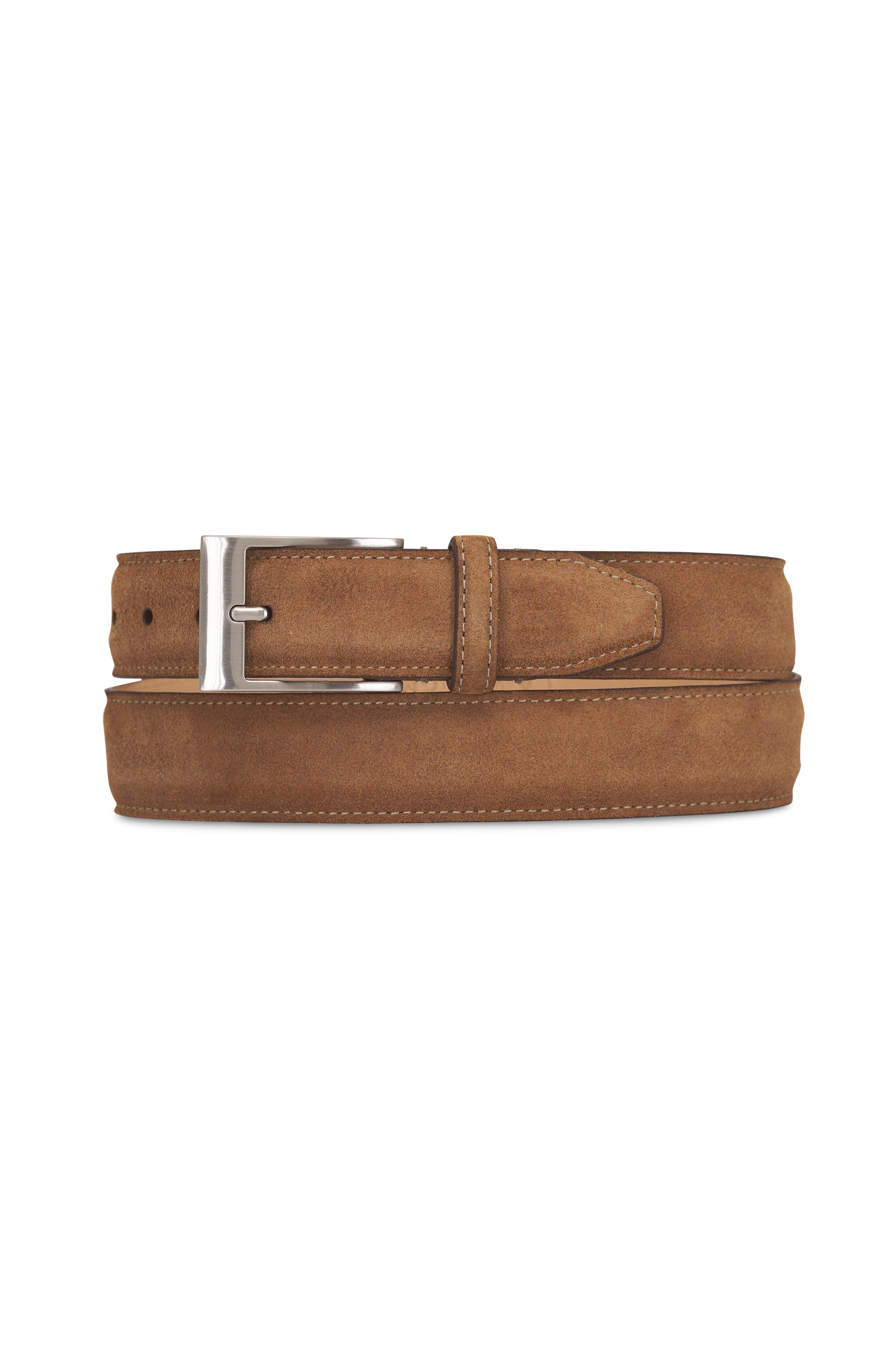 Martin Dingman - French Roast Suede Belt