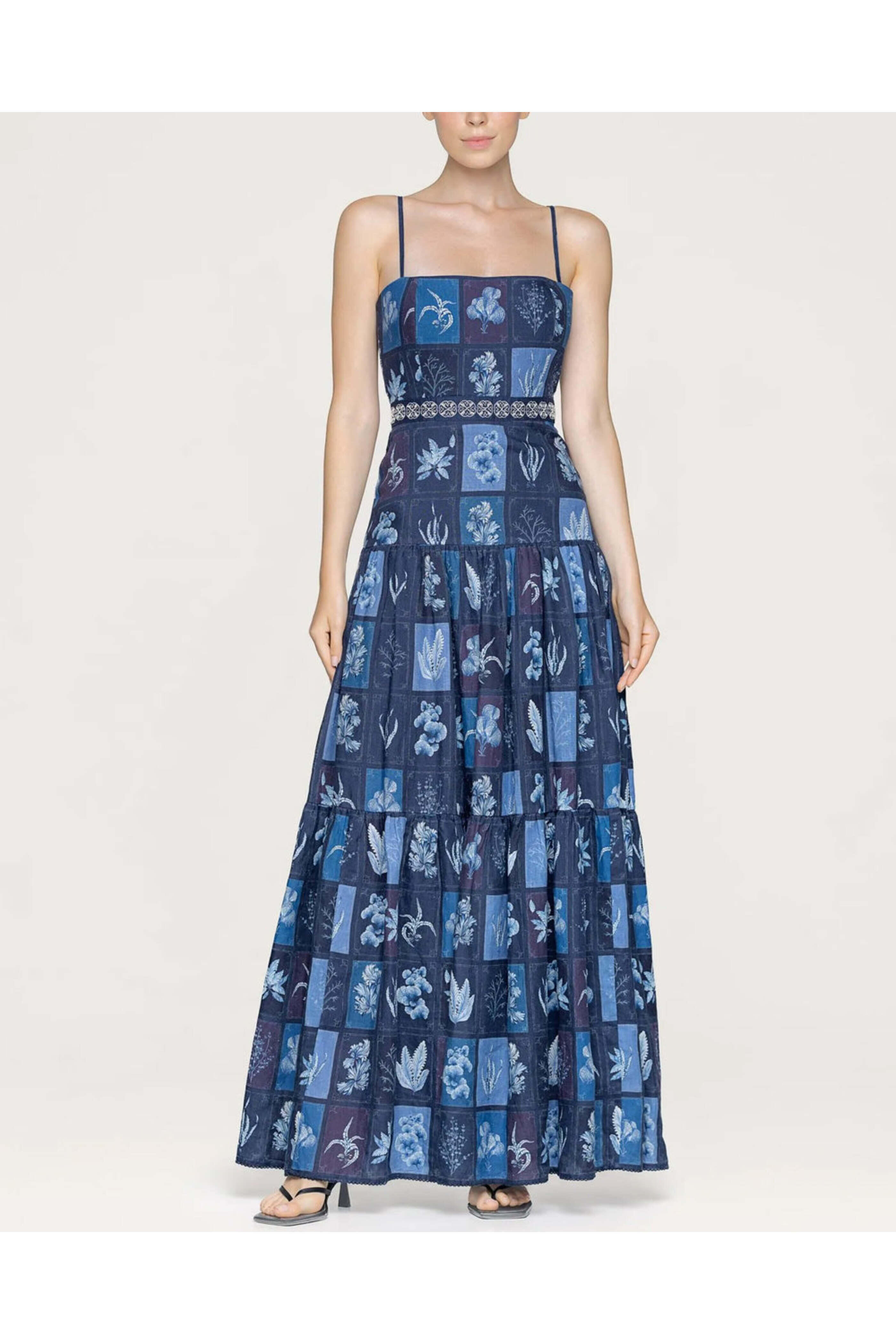 Agua By Agua Bendita - Multicolor Lima Algae Maxi Dress