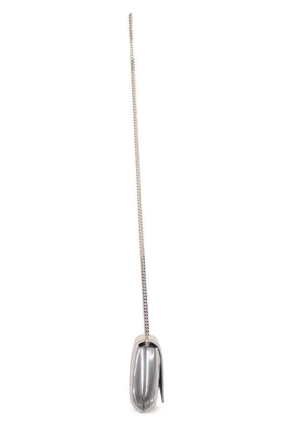 Akris Small Anouk Metallic Leather Chain Clutch - view 3