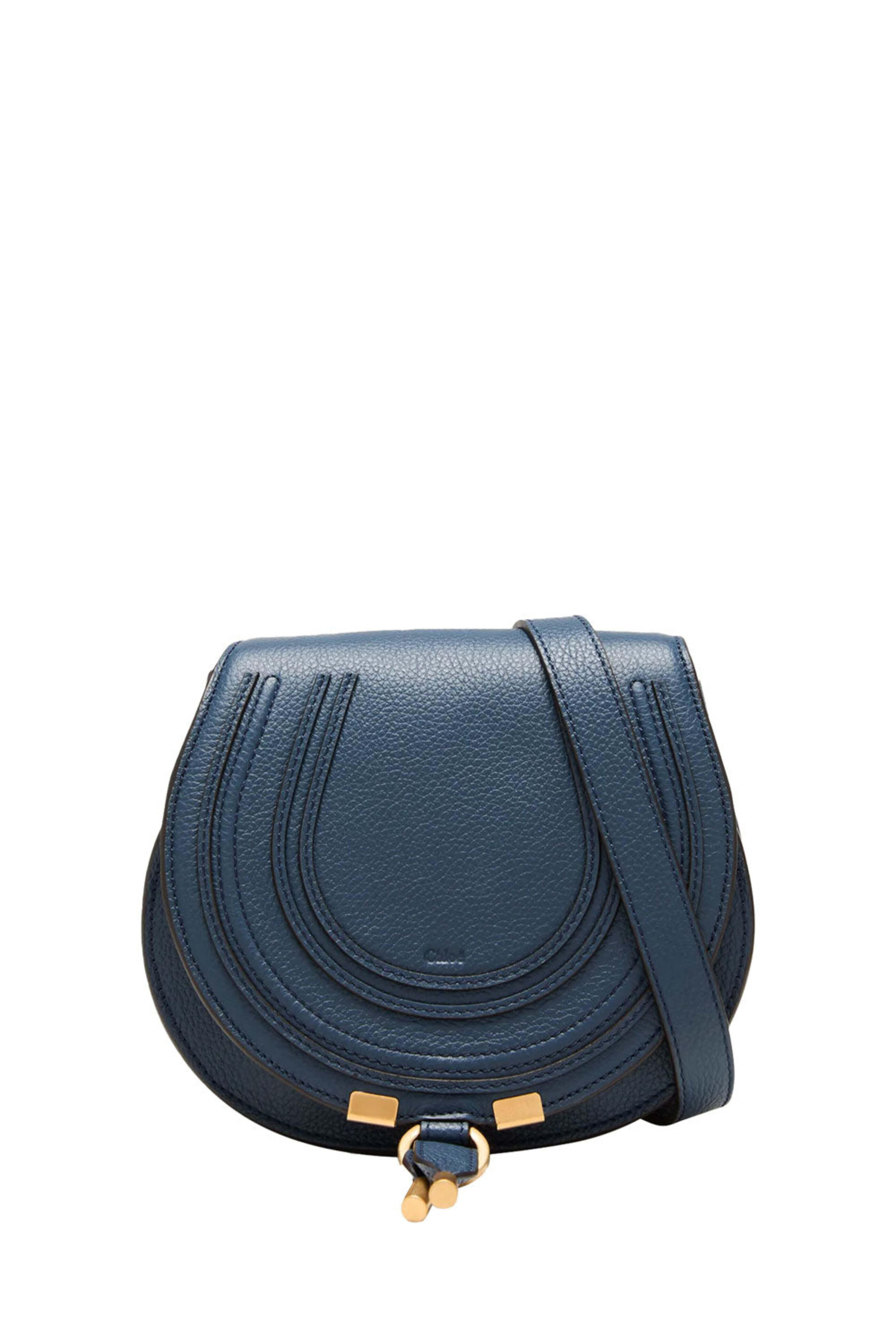 Chloé - Mini Marcie Crossbody Bag in Navy