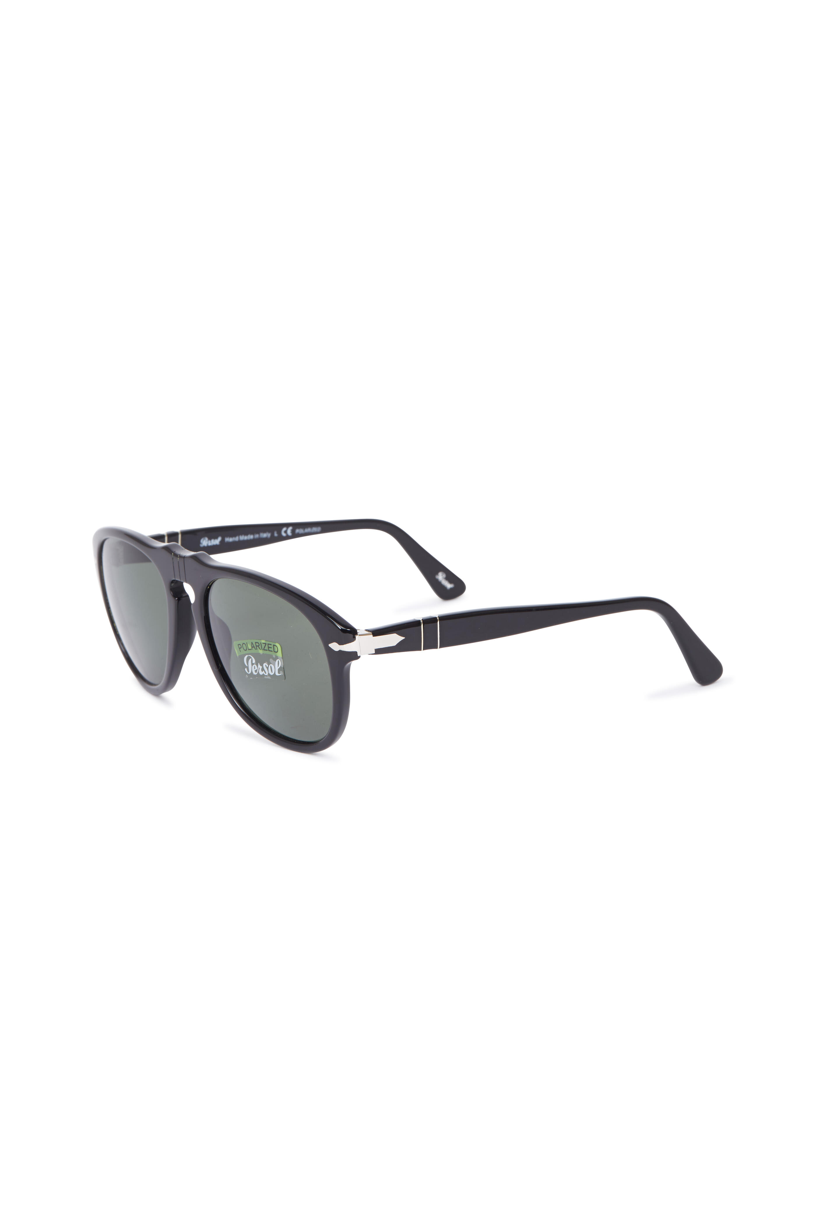Persol - Pilot Black Polarized Sunglasses