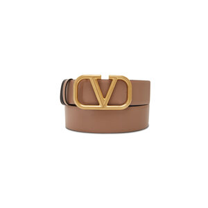 【美品】Valentino ブラウン レザー ベルト VALENTINO ヴァレンティノ レザーベルト ブラウン 本革