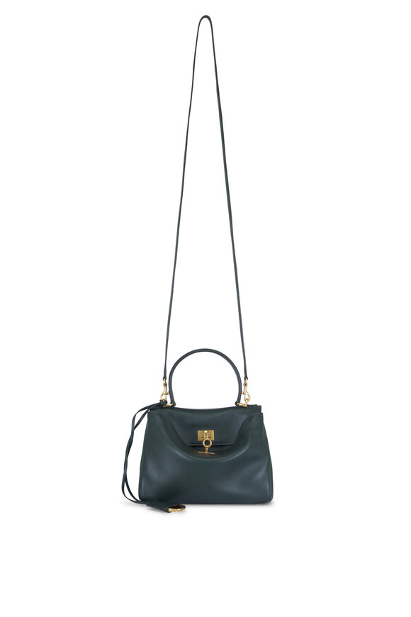 Balenciaga Mini Rodeo Dark Green Leather Top Handle Bag - view 1