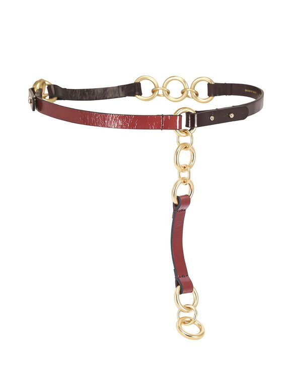 Dorothee Schumacher Crackle Shine Chain Belt - view 3