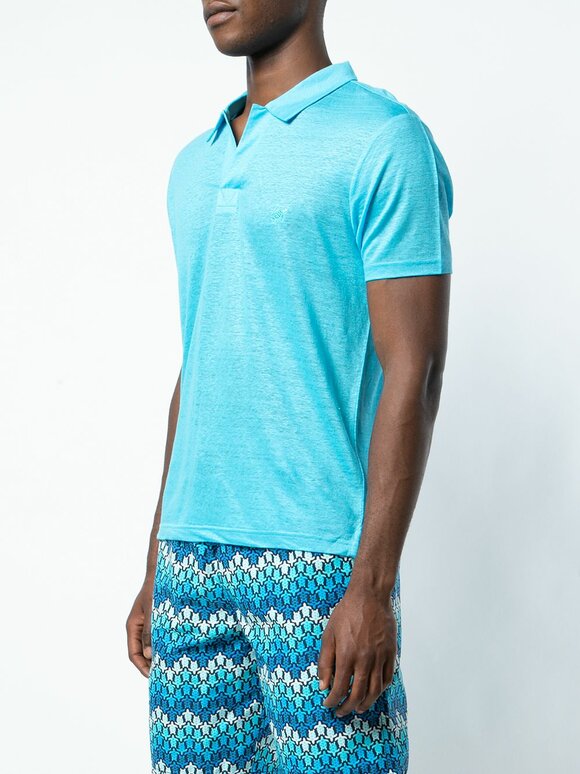 Vilebrequin - Pyramid Horizon Linen Jersey Short Sleeve Polo