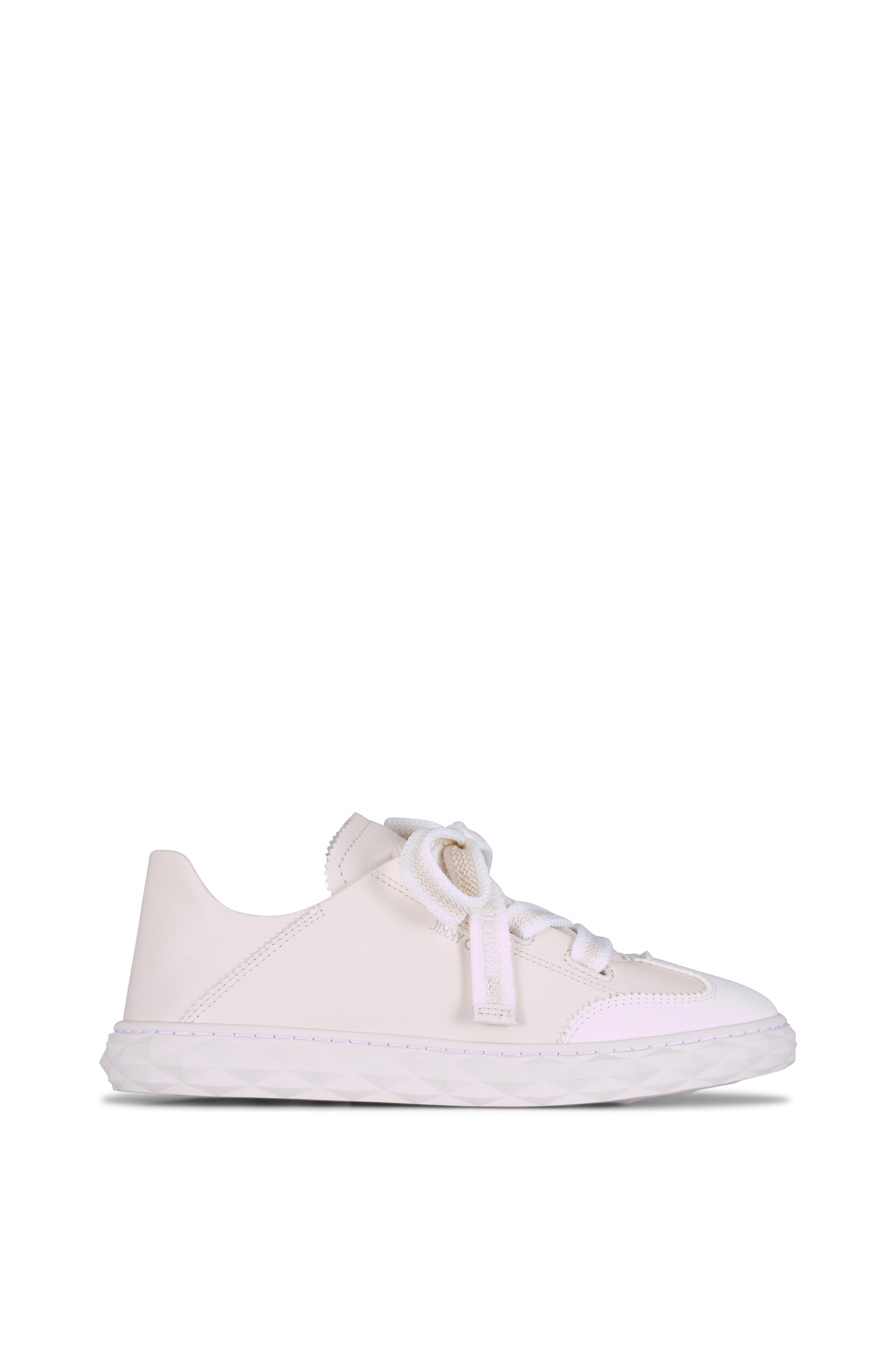 Jimmy Choo - Diamond Light Flex F Latte Leather Sneaker