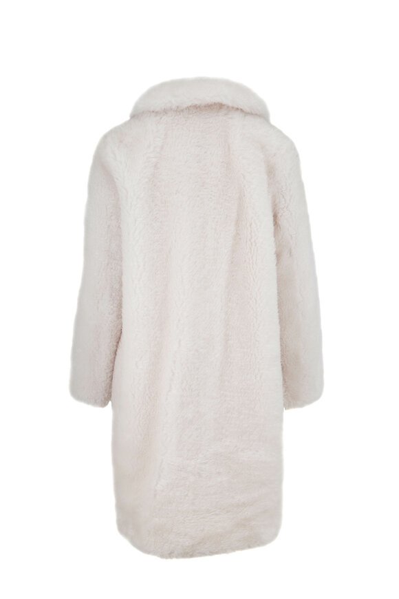 Yves Salomon - Ivory Lambswool Coat