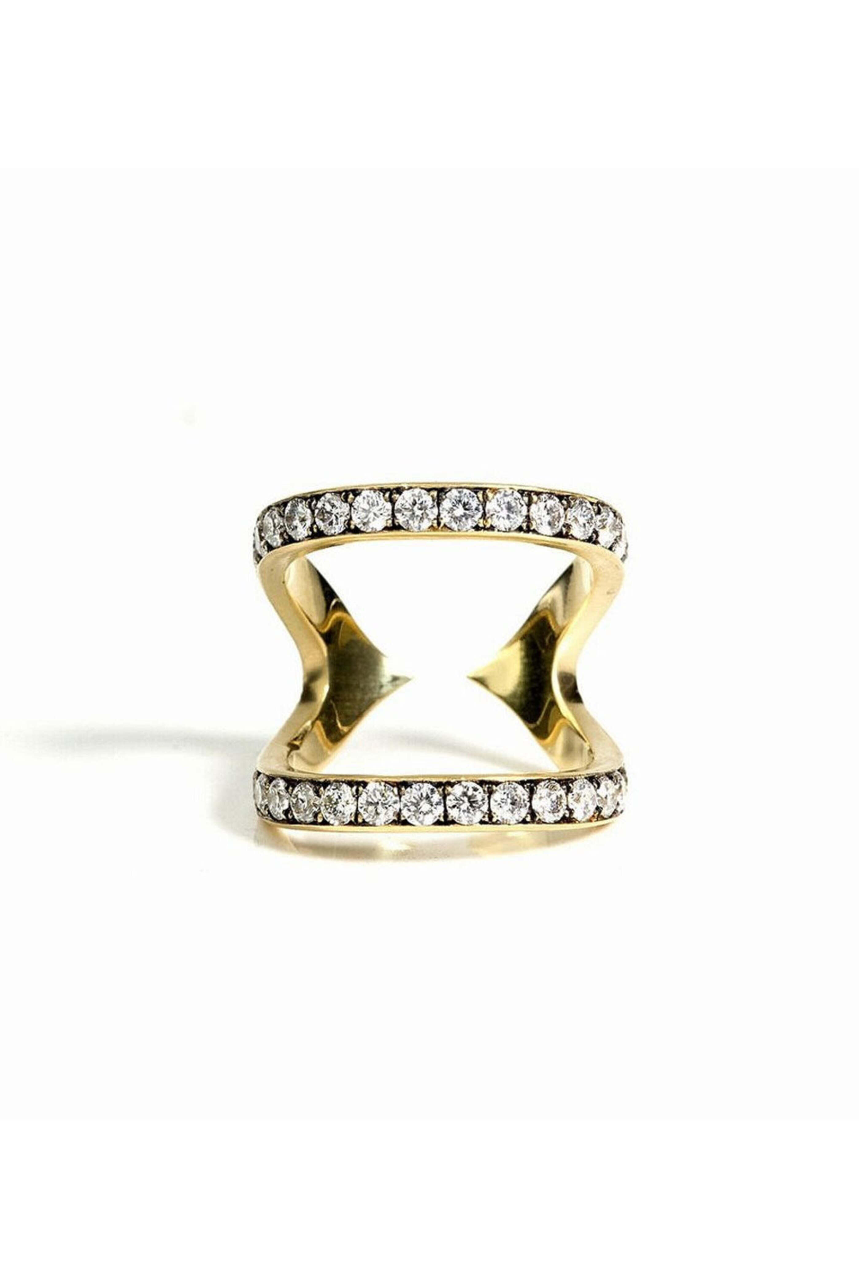 Sylva & Cie - Yellow Gold Wonder Woman Ring