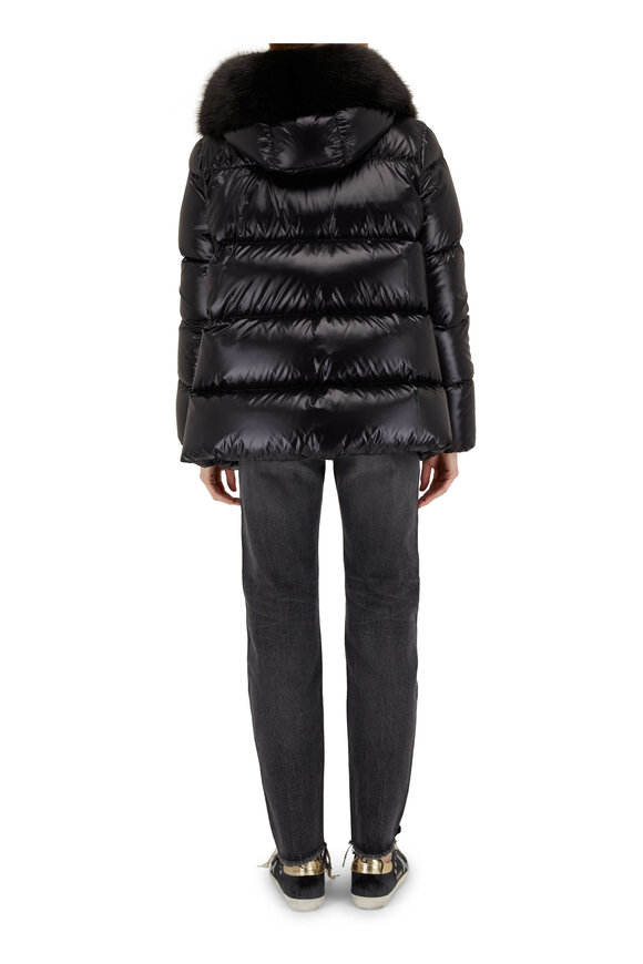 Moncler - Laiche Black Short Down Jacket