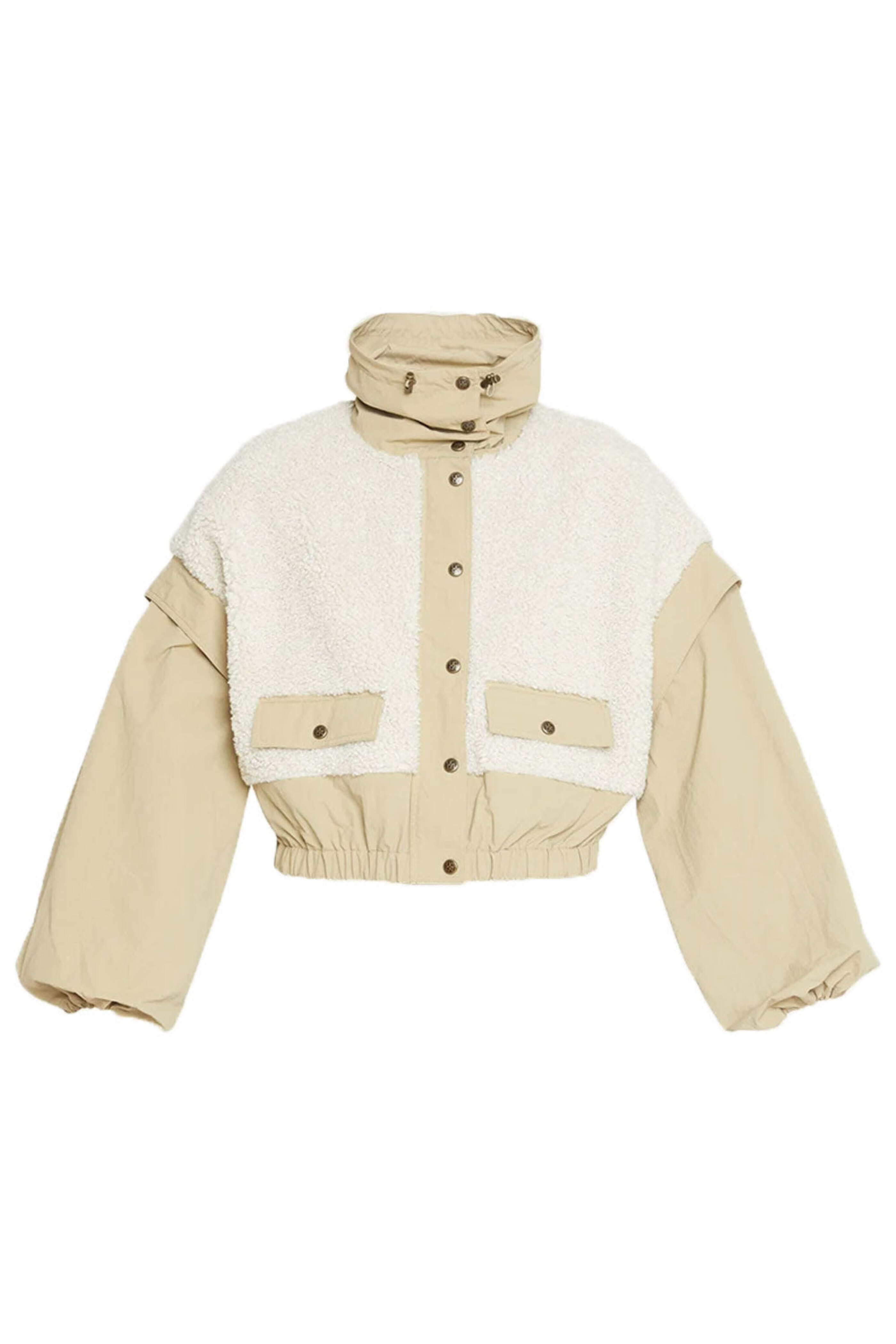 Ulla Johnson - Fawn Aidan Sherpa Nylon Jacket