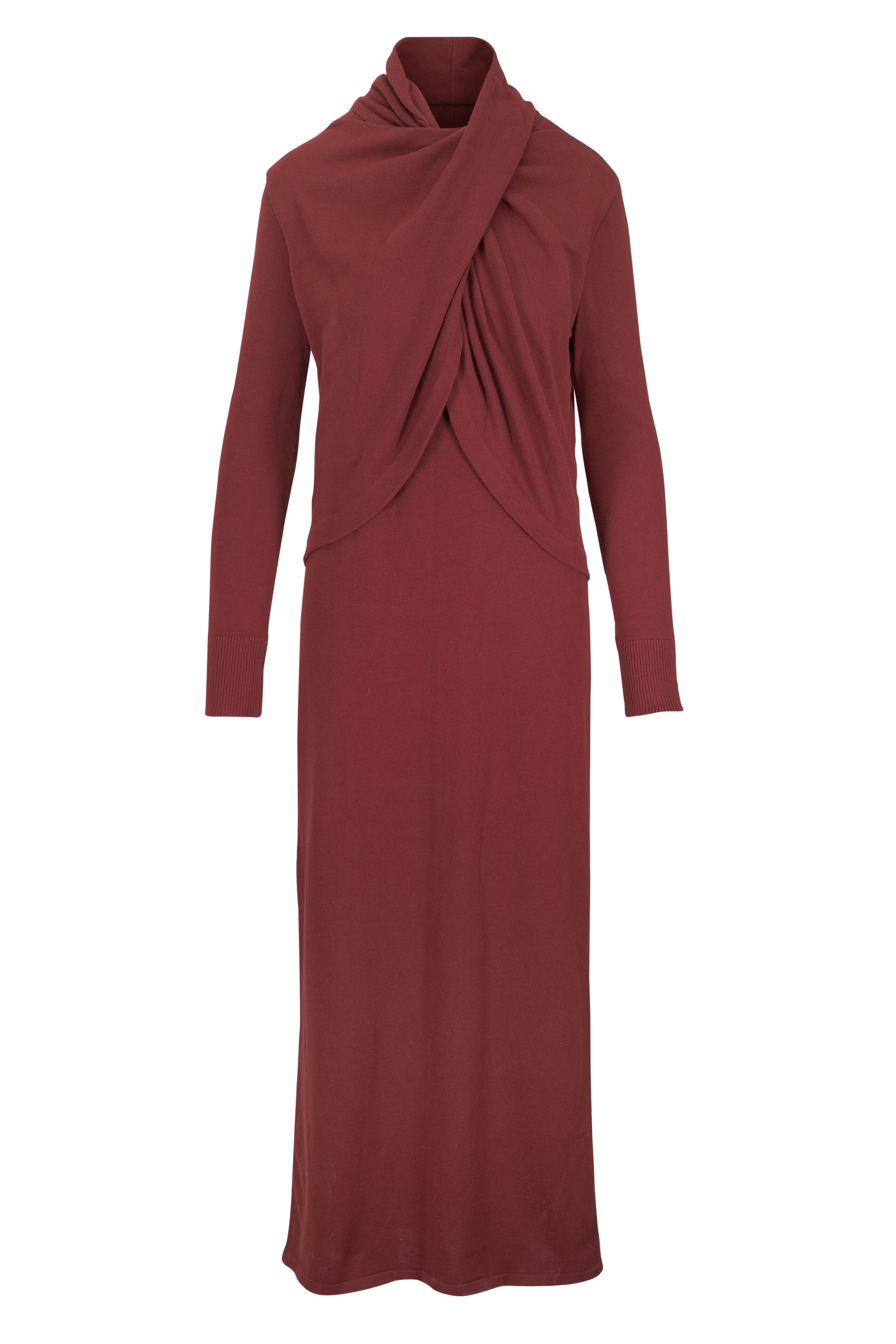 Johanna Ortiz - Celestial Silence Chocolate Knit Cotton Dress