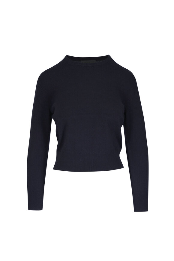 Nili Lotan Tamara Dark Navy Cashmere Sweater - view 1