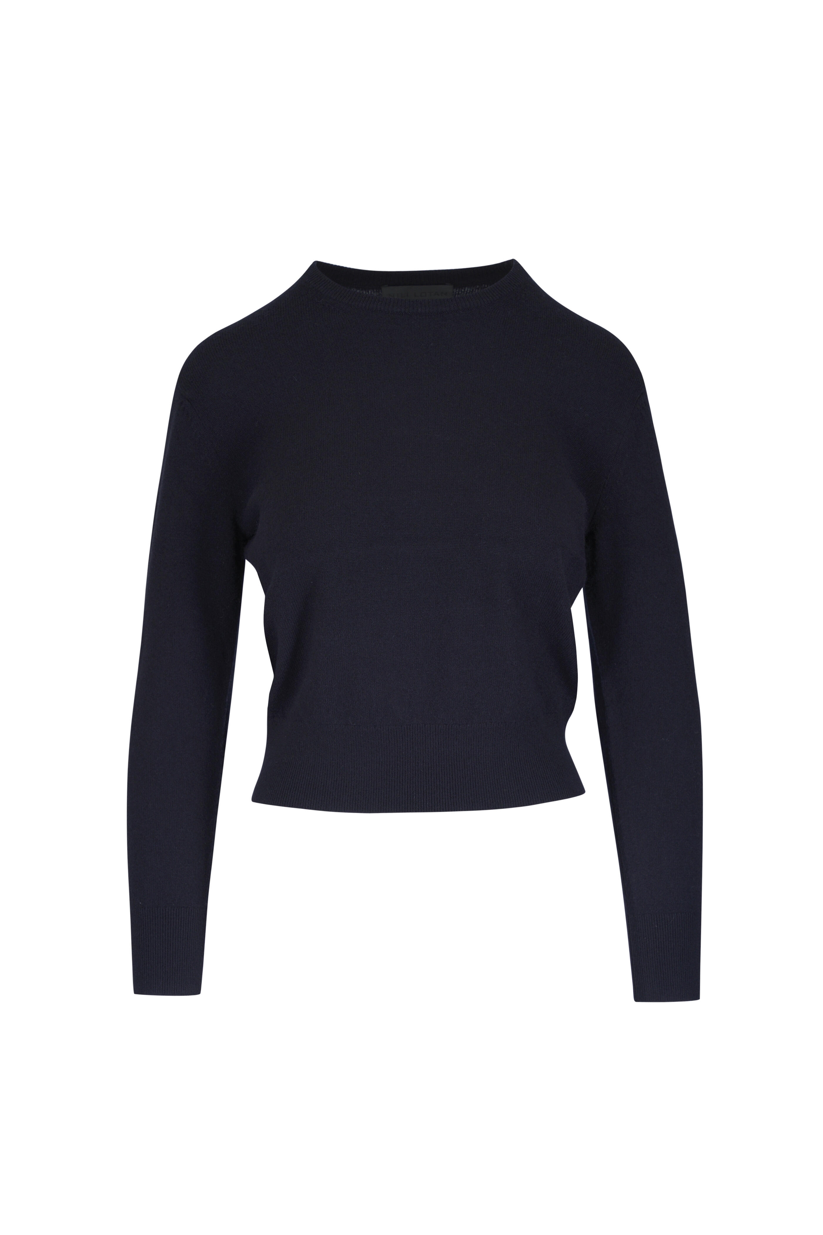 Nili Lotan - Tamara Dark Navy Cashmere Sweater - view 1