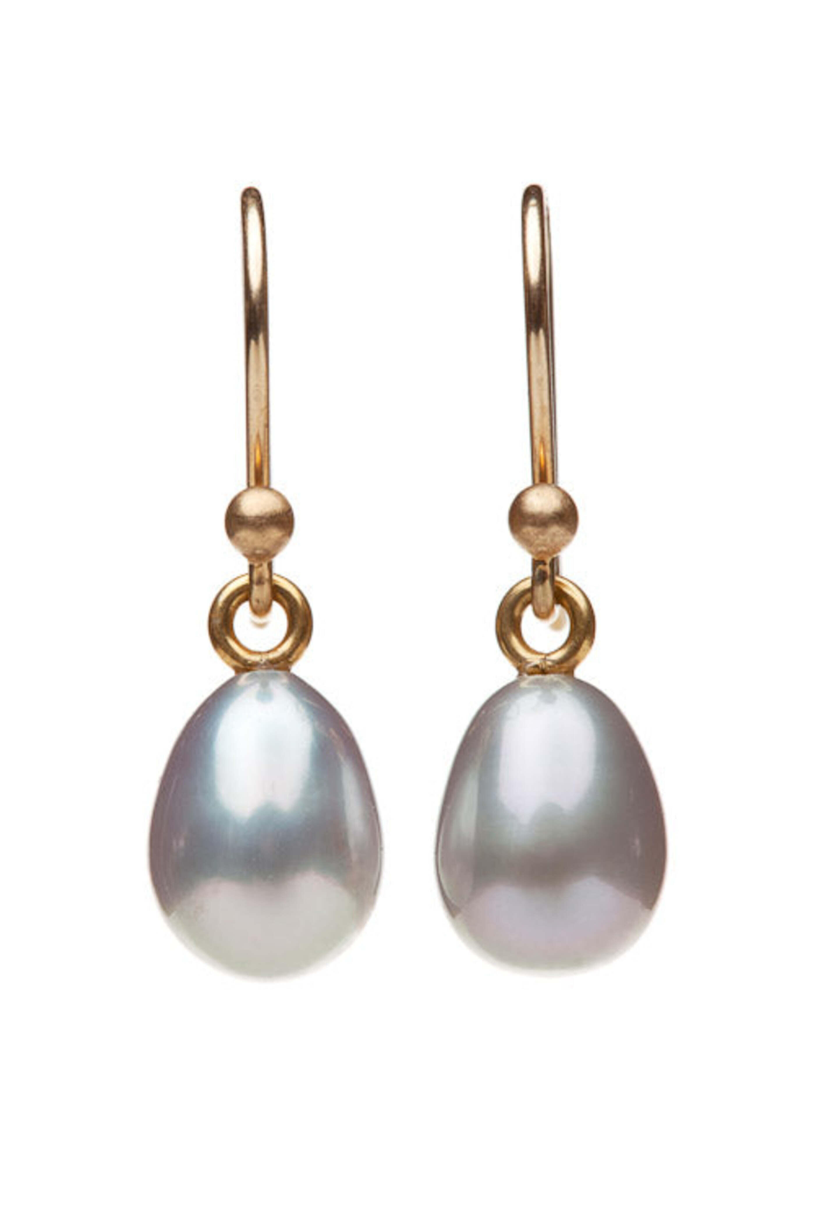 Ted Muehling - Gray Pearl Earrings