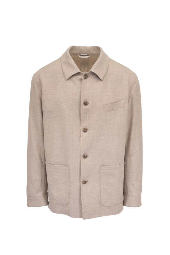 Atelier Munro Dark Tan Wool Jacket