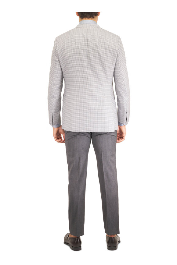Brioni Charcoal Gray Stretch Wool Twill Dress Pant - view 4