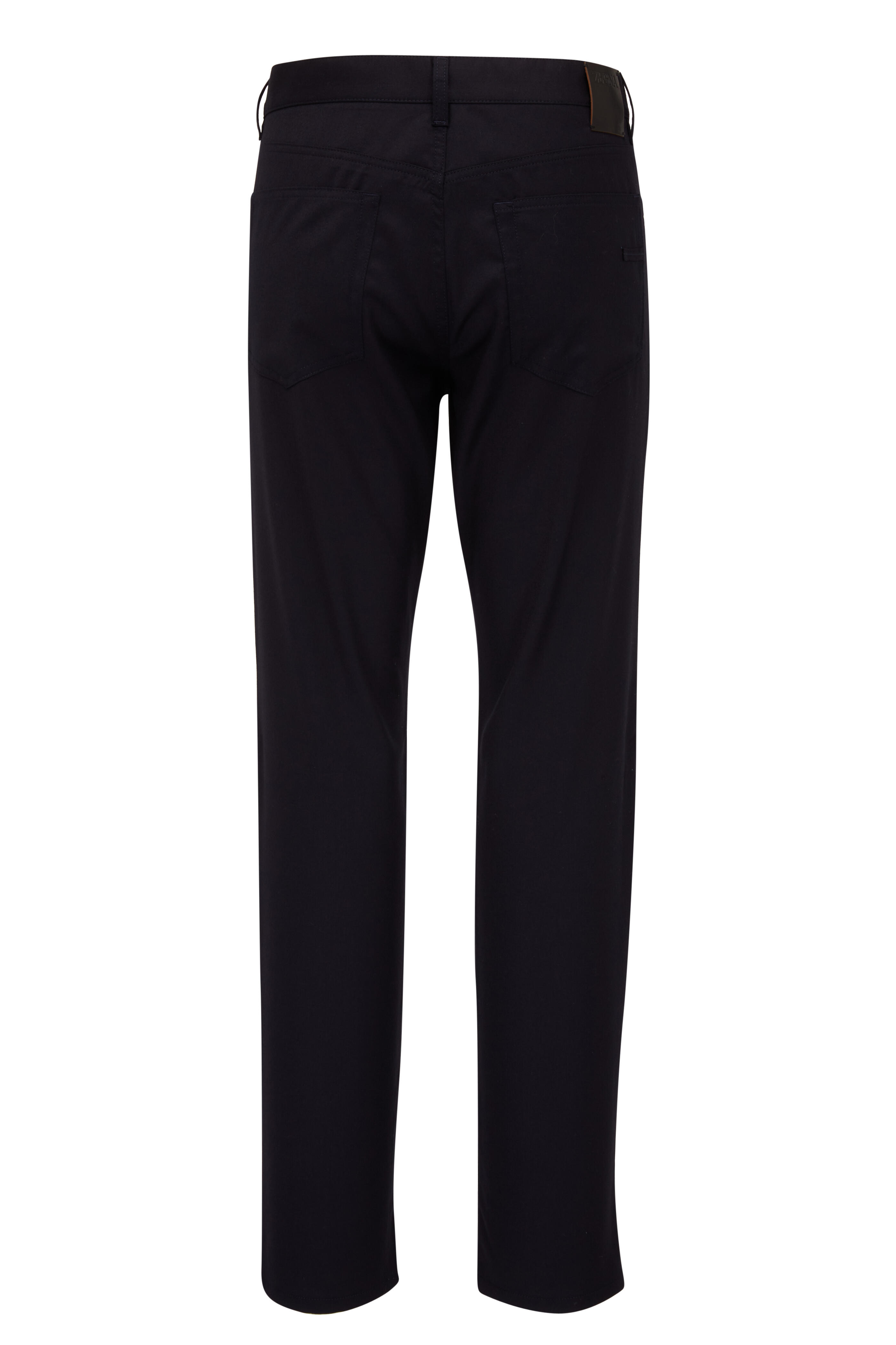 パンツ ErmenegildoZegna cashmere Slacks flannel Zegna - Navy Flannel Five Pocket Pant | Mitchell Stores