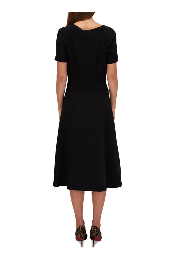 Etro - Black Embroidered Neckline Dress 