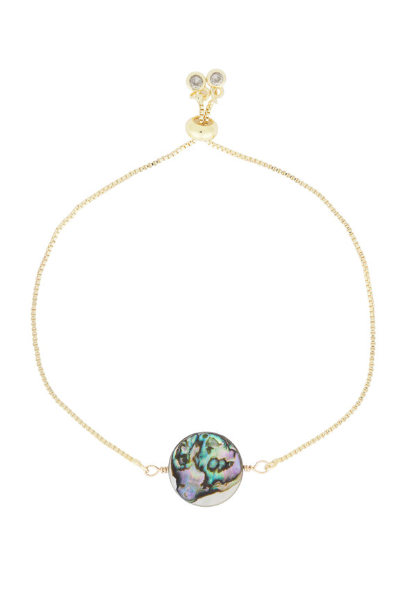 Cristina V. Abalone Circle Bracelet - view 1