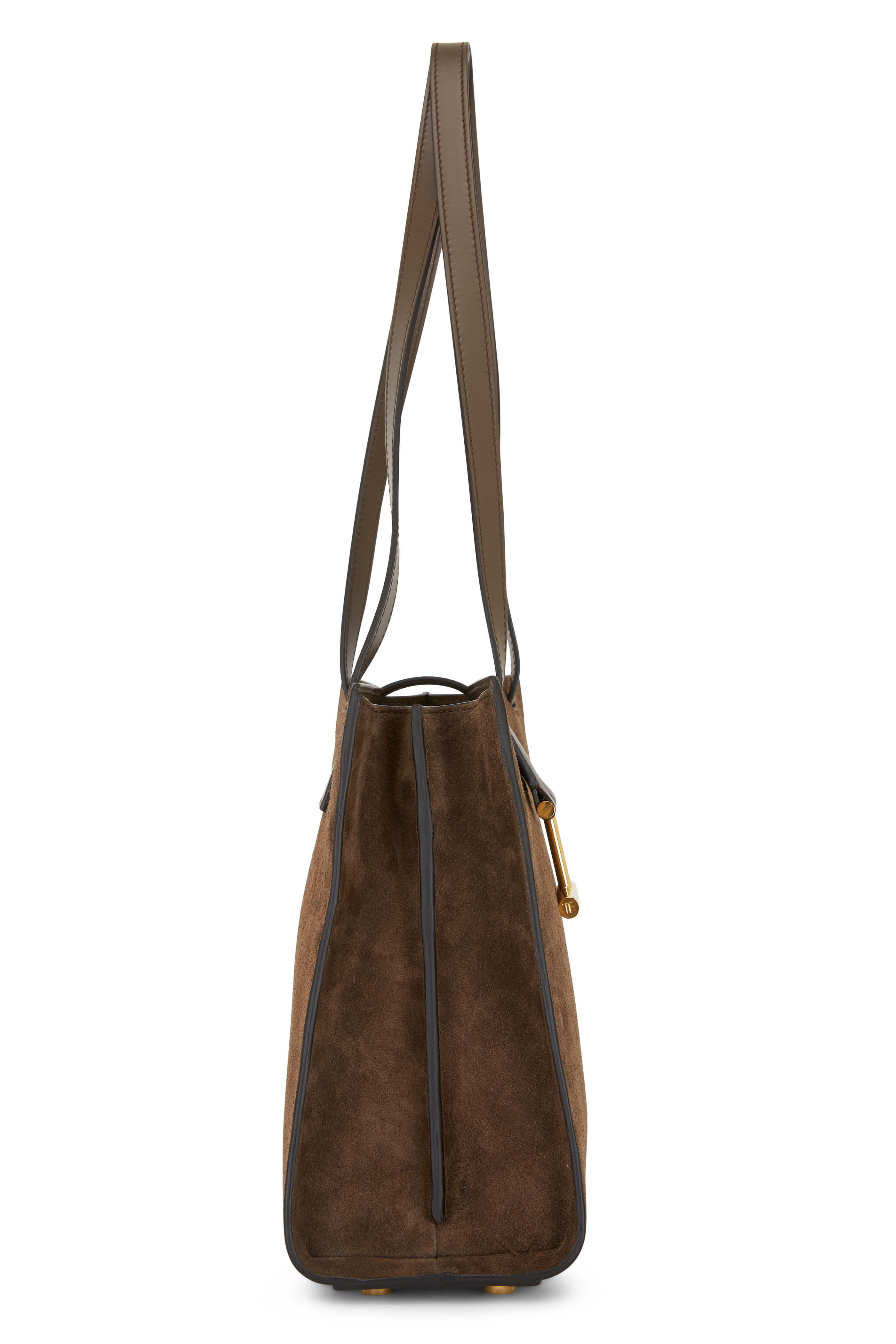 Tom Ford Tara Brown Suede Medium Shoulder Bag Mitchell Stores