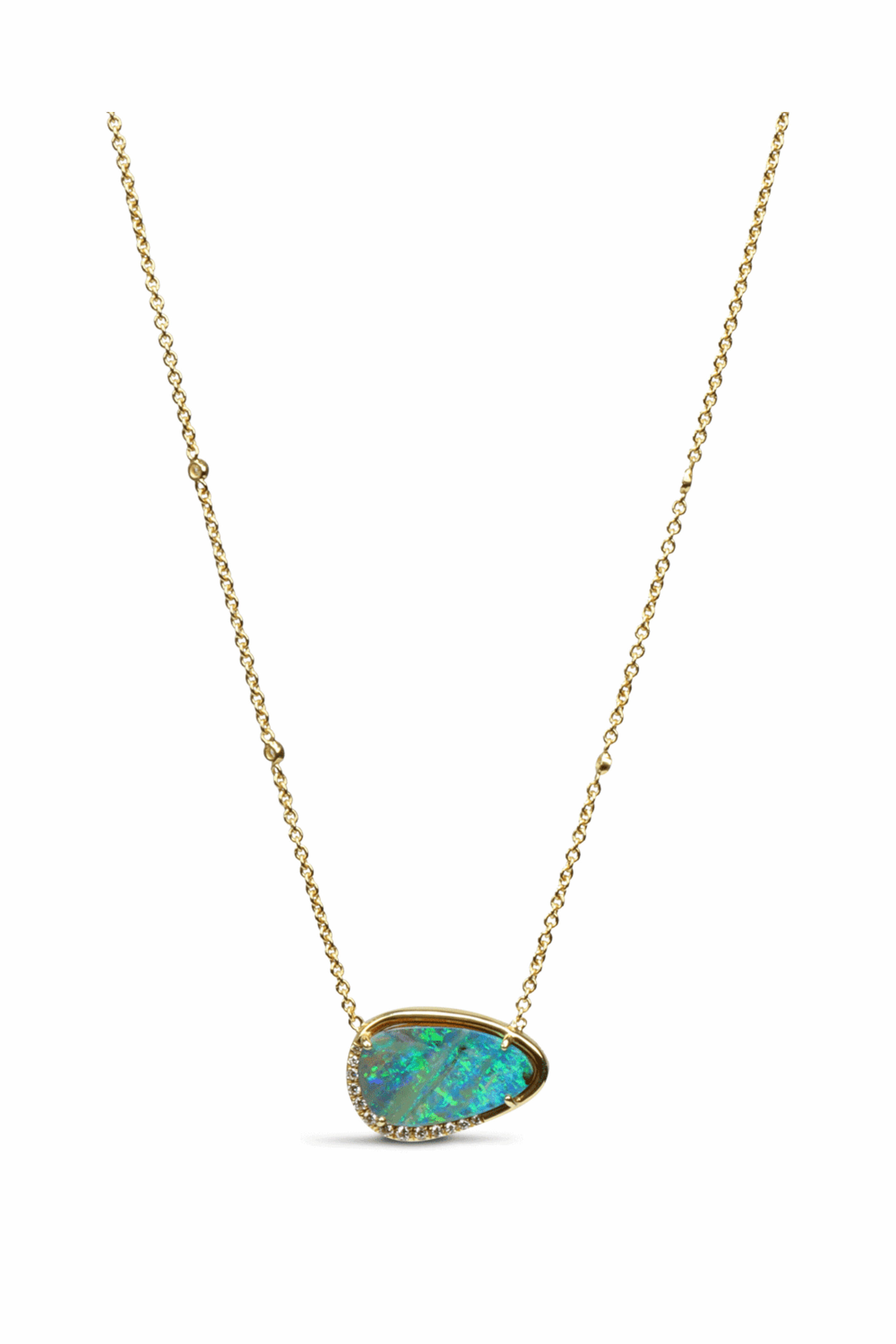 Lauren K - Opal Stella Pendant Necklace