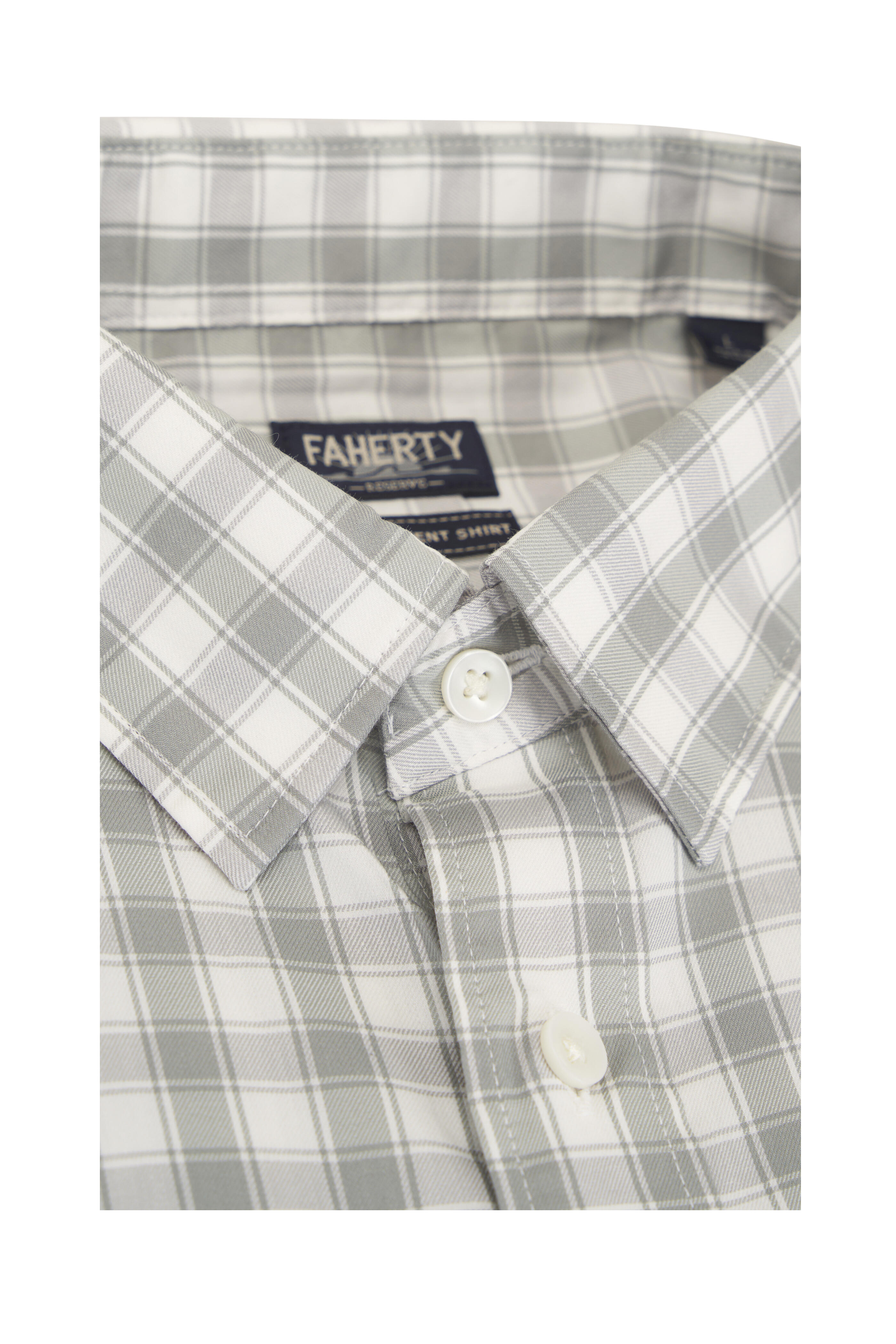 Faherty Brand - Movement™ Arctic Sage Check Sport Shirt