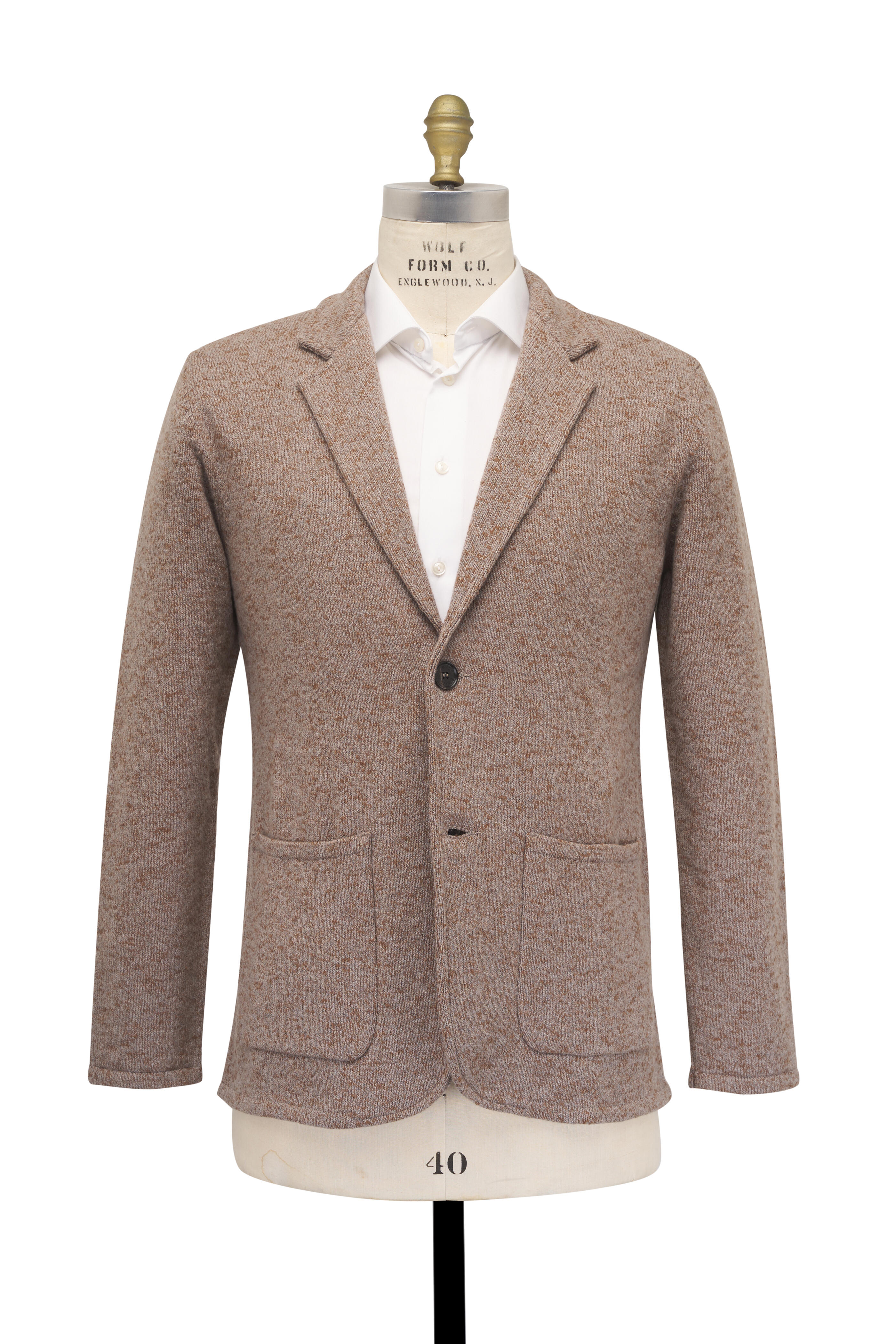 Maurizio Baldassari - Brown Mouline Swacket